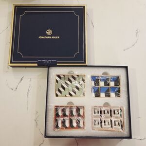 Jonathan Adler Arcade Petite Tray Set Of 4